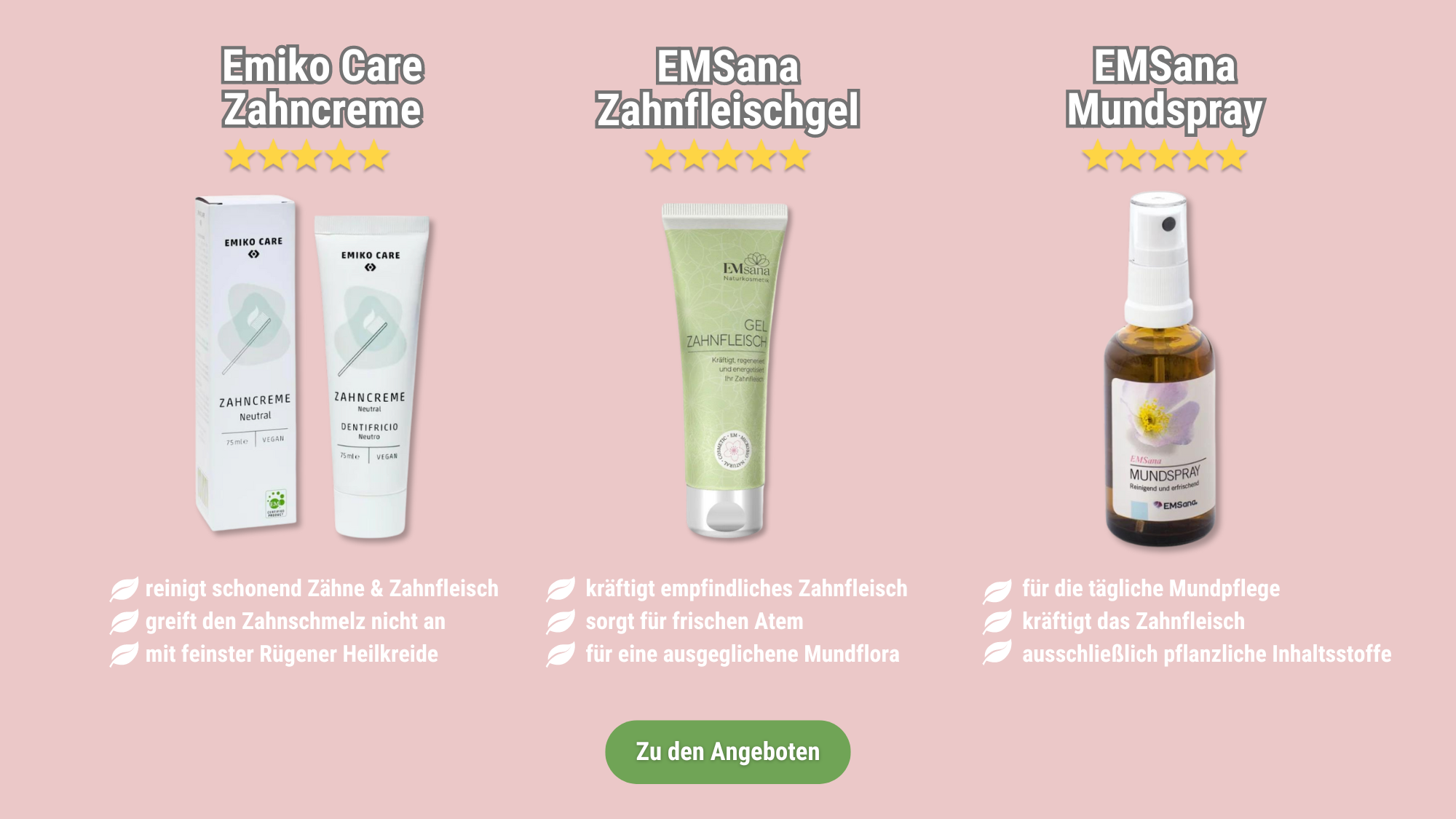 EM-Zahnpflegeprodukte