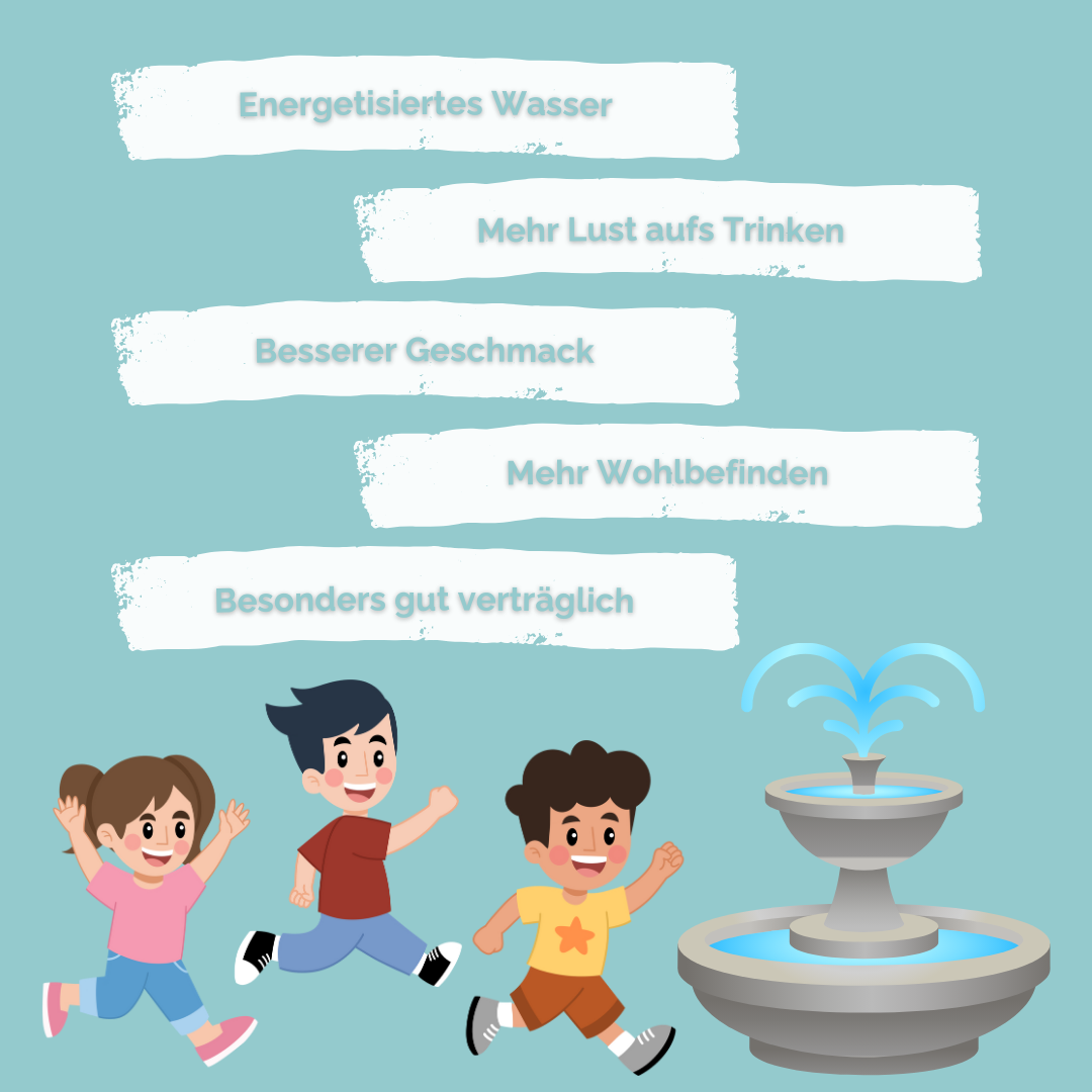 Energetisiertes Wasser für Kinder