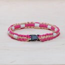 EM Keramik-Halsband - pink schwarz klein bis 35 cm