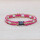 EM Keramik-Halsband - pink blau groß bis 65 cm